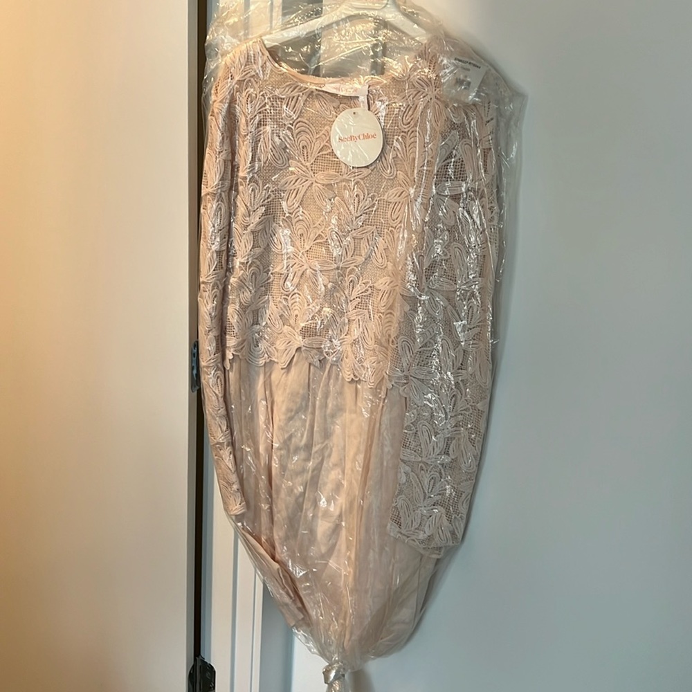 SeeByChloe powder pink dress NEW W TAGS